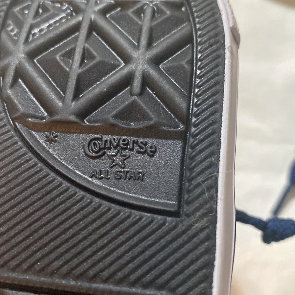 EUC size 2 toddler converse all stars low top grey blue